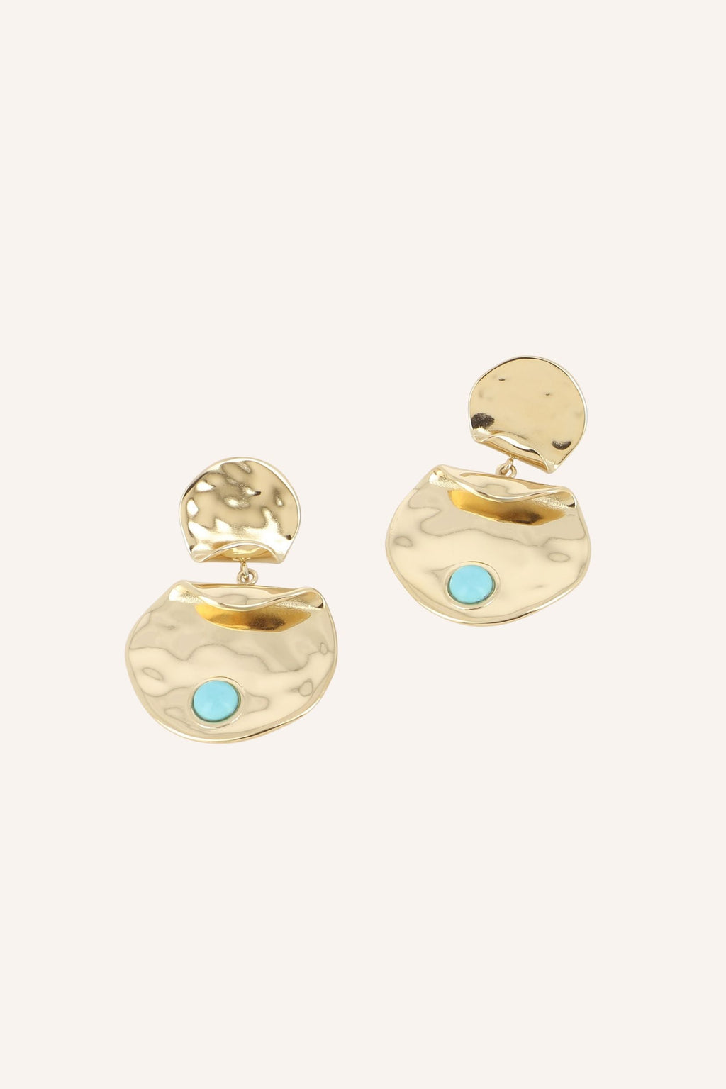 Boucles Bohm Paris - Cléandre Bracelet Pendantifs Bohm Paris Howlite bleu 