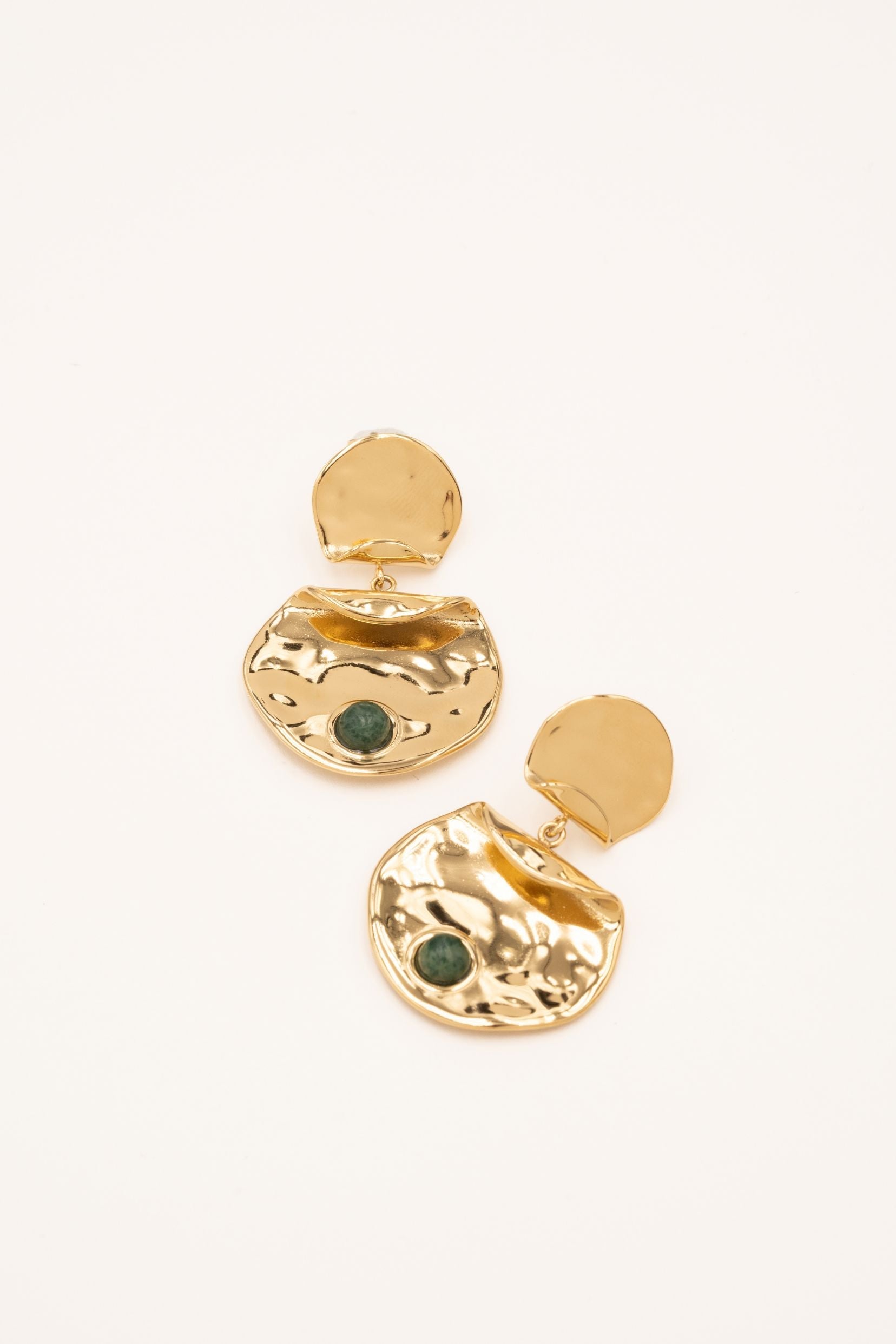 Boucles Bohm Paris - Cléandre Bracelet Pendantifs Bohm Paris Jaspe vert 