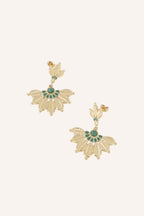 Boucles Bohm Paris - Emma Boucles d'oreilles Pendantes Bohm Paris Vert 